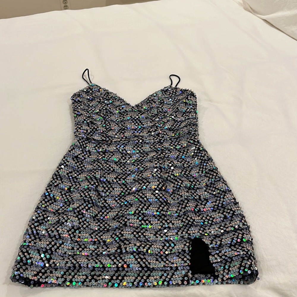 Superdown Dress. Sequined. Adjustable Spaghetti S… - image 3